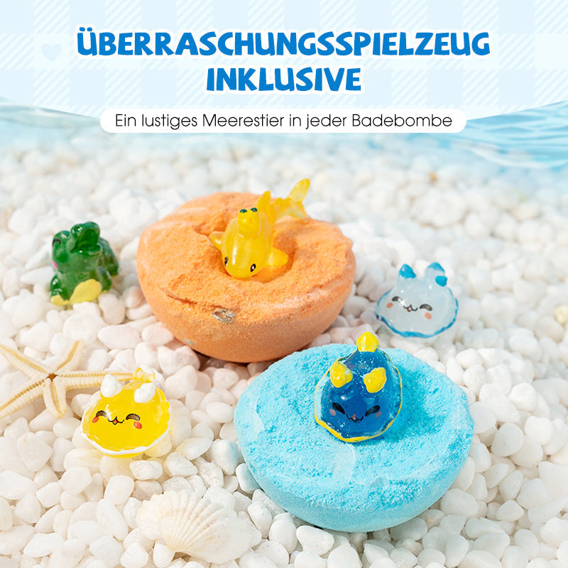 🧼🛁 Natural Bath Bombs for Kids with Mega Bubbles & Surprise Inside 🥚✨