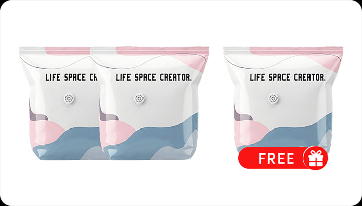 No-Pump 3D Vacuum Storage Bags