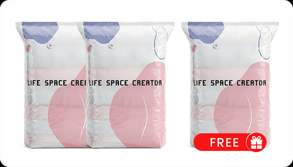 No-Pump 3D Vacuum Storage Bags