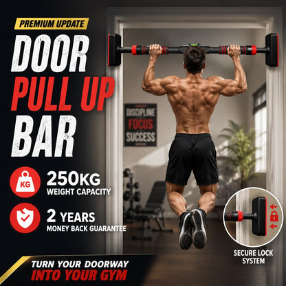 Premium Doorway Pull Up Bar – 250KG Capacity