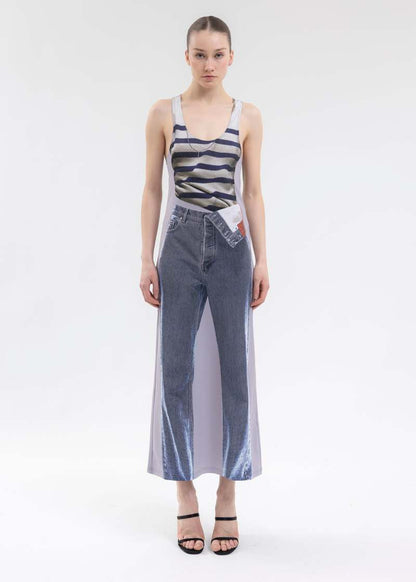 Trompe-L’oeil Midi Dress