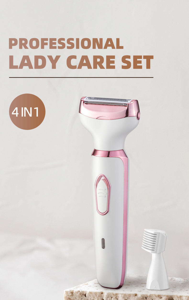 4-In-1 Electric Cordless Lady Body Hair Shaver